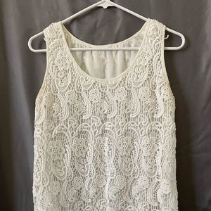 Lace tank top